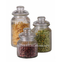 K-1000-J high quality storage glass jar with logo and color box